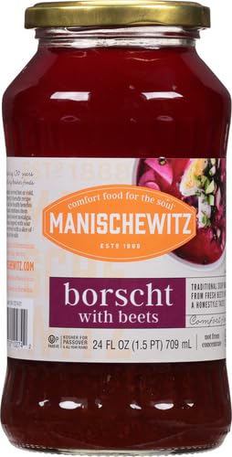Manischewitz Borscht With Diced Beets, 24 Ounce (Pack Of 12)