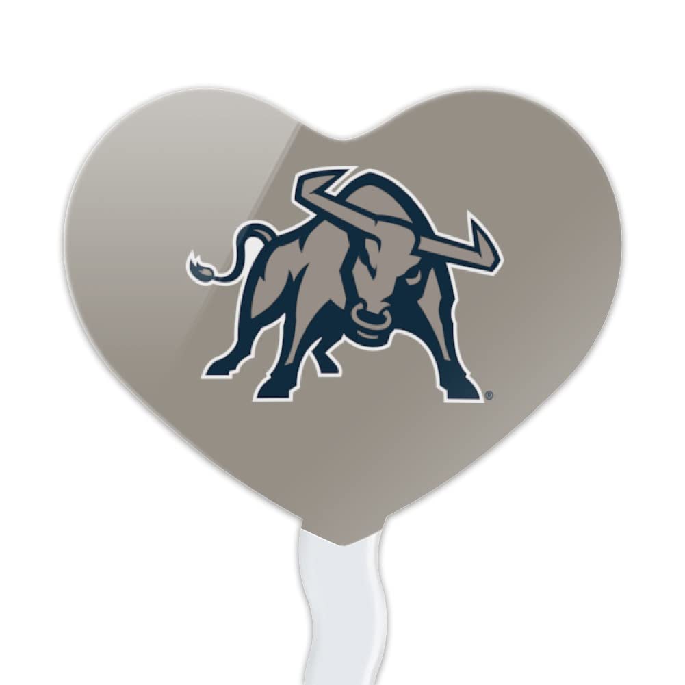 GRAPHICS & MORE Cupcake Picks Set of 6, Acrylic, Utah State University, Model CUPCAKE.HEART.CLCUTS.Z008311