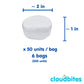 Cloudbites | Toasters | Individually Wrapped Marshmallows | 50 Units/Bag | Great For S'Mores Or Snacks (Case X 6 Bags | 300 Unit