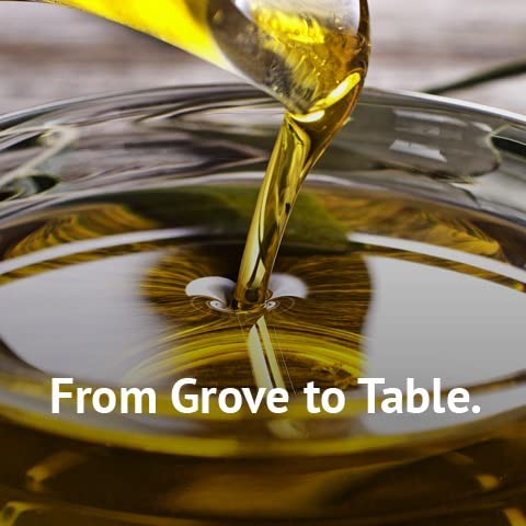Olivar Santamaria | Extra Virgin Olive Oil | Enhanced Picual Variety | First Cold Pressed | Sdiscomfort-Reducing | High Polyphenol | Perfect For Salad Dressings | Cooking | Frying & Marinades | 101.44 Fl Oz (3 Liter)