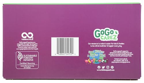 Gogo Squeez, Fruit Veggie Pouches Halloween Edition, 64 Ounce