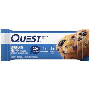 Quest Nutrition Blueberry Muffin Protein Bar, 8.48 Oz (Pack Of 4)