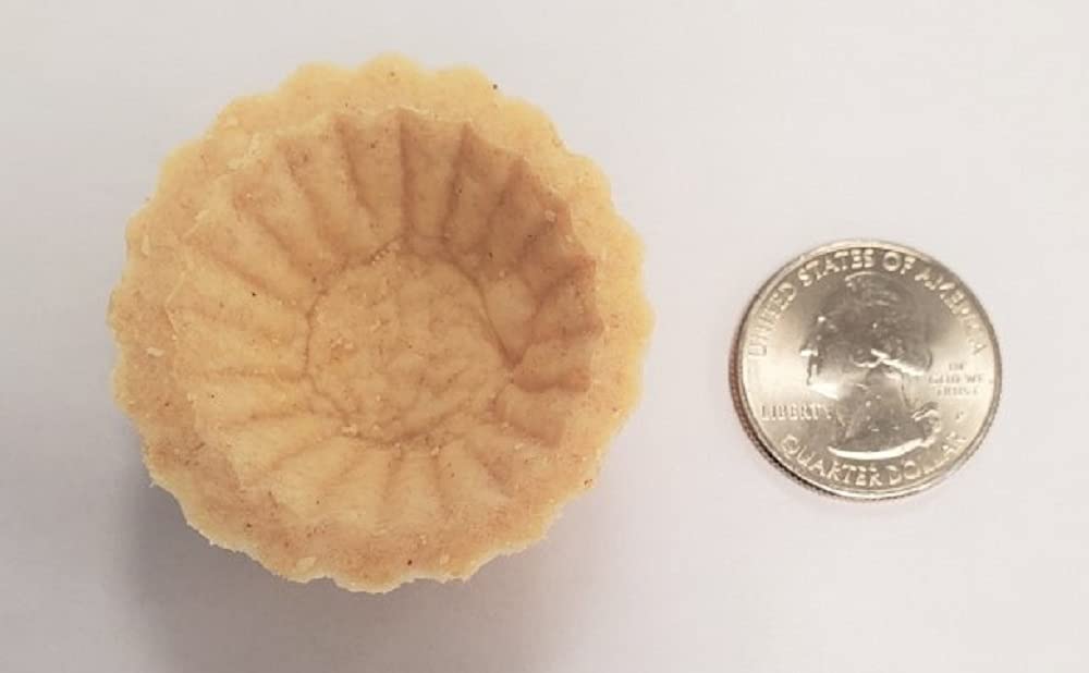 Pidy 1.75'' Mini Neutral Fluted Shells - 16ct Pack