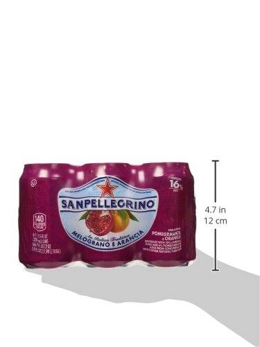 San Pellegrino Melograno E Arancia (Pomegranate & Orange) 11.15 Fl Oz 12 Pack