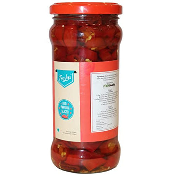 Freshos Red Paprika Sliced, 12.35 Oz / 350 G