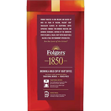 1850 Trailblazer Medium-Dark Roast Ground Coffee, 12 Oz