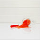 SweetGlob Classic Rock Candy Sticks, Sugar Crystal Lollipops, Individually Wrapped, Pack of 12, Red Strawberry