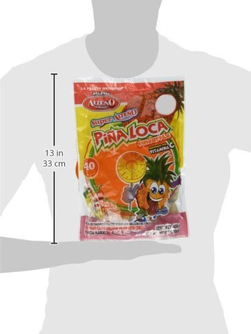 Alteno Super Pina Loca (Pineapple With Chili Lollipop) (40 Pieces)