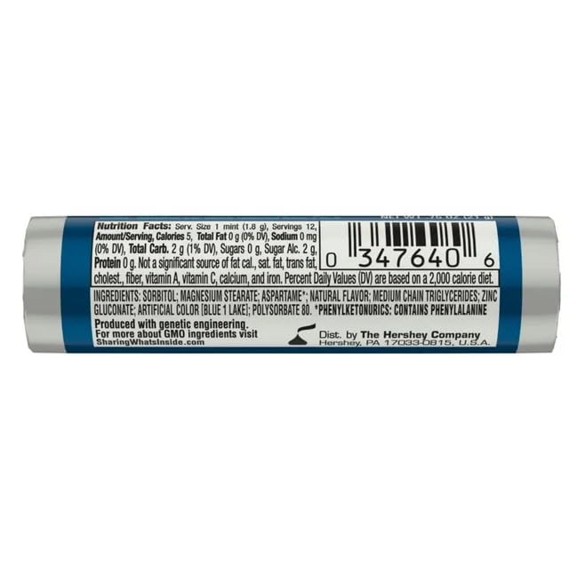Breathsavers Peppermint Rolled Mints, 12 Per Roll (Pack Of 48)