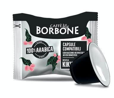 Caffè Borbone Nespresso Compatible Coffee Pods, 100% Arabica, 50 Count, Individually Wrapped