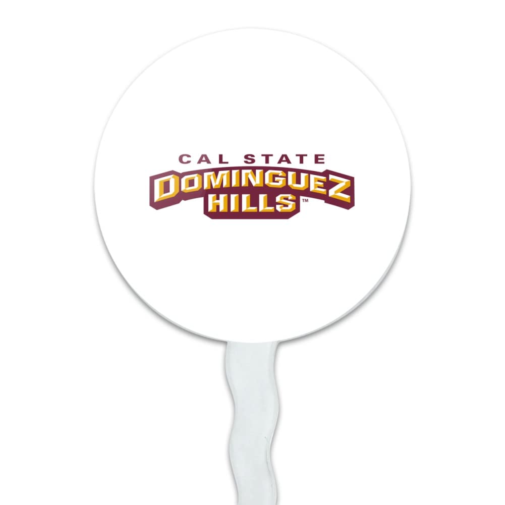 California State University Dominguez Hills Secondary Logo Cupcake Picks Toppers Decoration Set Of 6