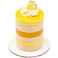 NCS Lemon Shape Edible Sugar Cake Toppers, 12 Count, 1.2x1.1, Yellow/White, Made of Sugar