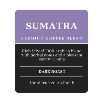 Copper Moon Whole Bean Coffee, Dark Roast, Sumatra Blend, 5 Lb