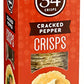 34 Degrees Crisps | Cracked Pepper Crisps | Thin, Light & Crunchy Crisps, Single Pack (4.5Oz)