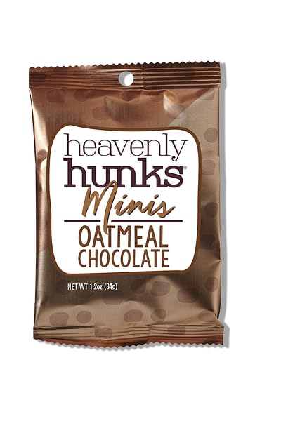 Heavenly Hunks Oatmeal Chocolate 12Ct 1.2Oz Minis (6 Pack Case / 72 Individual Packs)