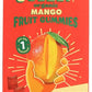 Solely Organic Mango Whole Fruit Gummies 3.5 Oz  Two Ingredients  No Added Sugars Artificial Colors Or Flavors  Vegan Fruit Snac