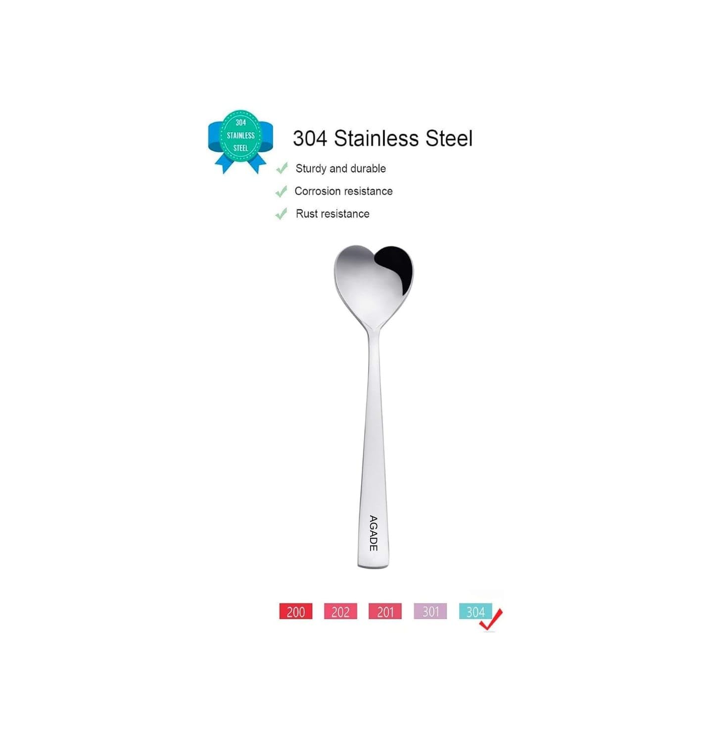 Agade Coffee Delight Set - Includes 30 X 5G Creamer Sachets (Compatible With Coffee Mate) And A Specially Designed Spoon - Smoot