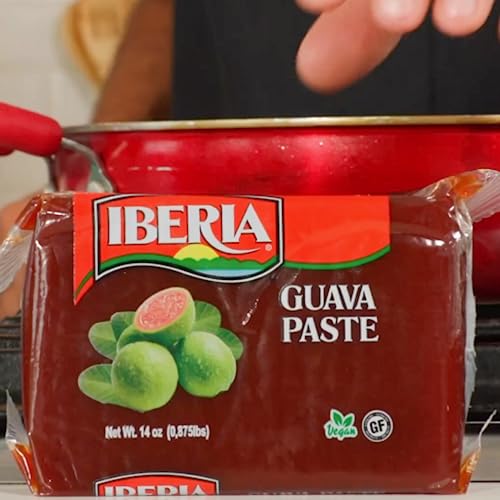 Iberia Guava Paste, 14 oz, All Natural, Vegan, Gluten Free, Halal, Kosher Guava Paste for Snacks, Cooking, Baking (Pack of 2)