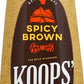 Koops' Spicy Brown Mustard - Spicy Mustard, Gluten-Free, Kosher, Made in USA, From Quality Mustard Seeds, Delicious and Bold Fla