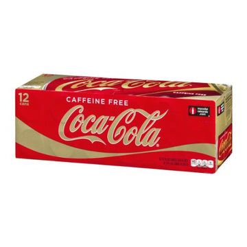 Coca-Cola Caffeine Free Soft Drink, 12 Fl Oz (Pack of 12)