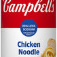 Campbells Condensed 25% Less Sodium Chicken Noodle Soup, 10.75 Ounce Can (Pack of 4)