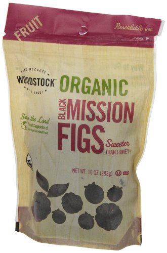 Woodstock Farms Black Mission Dried Figs, 10 Ounce