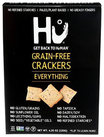 Hu Kitchen Everything Crackers 4.25 Oz