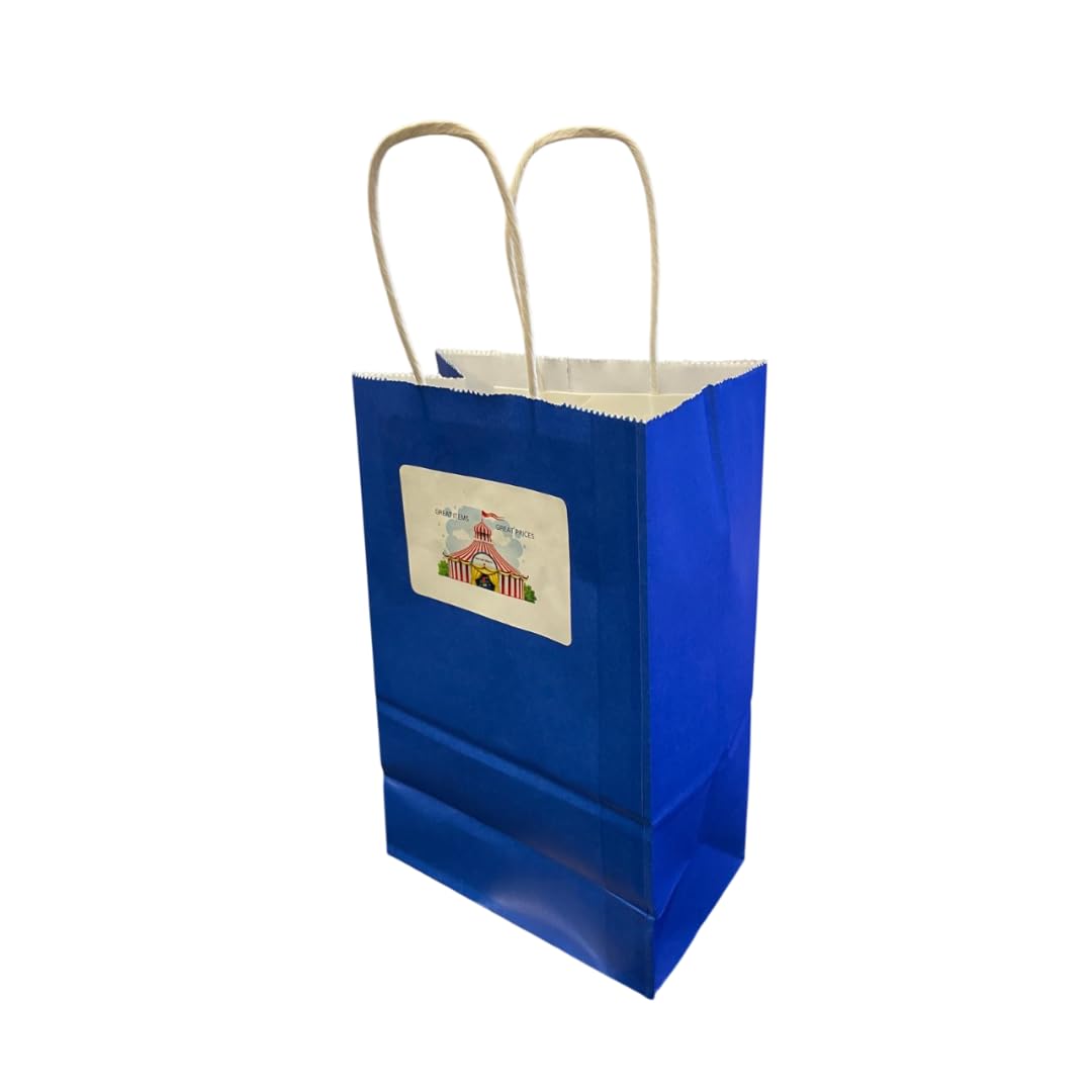 Big Top Deals Usa Blue Paper Bag With Harvest Snaps Veggie Chips Crunchy Loops, Sour Cream & Onion, 4-Pack (5.25X3.2X8) - Custom