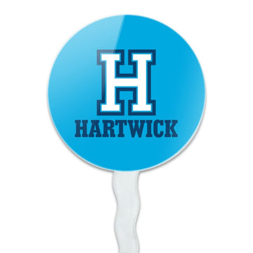 Hartwick College Secondary Logo Cupcake Picks Toppers Decoration Set Of 6