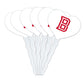 GRAPHICS & MORE Cupcake Toppers Set of 6, Acrylic, Heart Design, Bradley University, One Size, Model: CUPCAKE.HEART.CLCBRA.Z007782