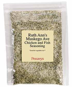 Ruth Ann's Muskego Ave Chicken/Fish Seasoning By Penzeys Spices 4.4 oz 3/4 cup bag (Pack of 1)