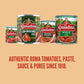 Contadina Petite Cut Diced Tomatoes, 12 Pack, 14.5 Oz Can, Red
