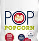 Pop Popcorn, Original, Whole Grain, Dairy-Free Snack, 0.65oz Bags (20ct)