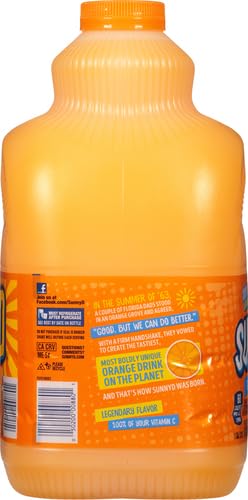 Sunny D Orange Flavored Citrus Punch, Tangy Original, Gallon
