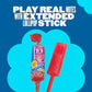 Chupa Chups Melody Pop, Blue Raspberry Flavor, Whistle Lollipops, Individually Wrapped Candy Suckers, 5 Count Pack