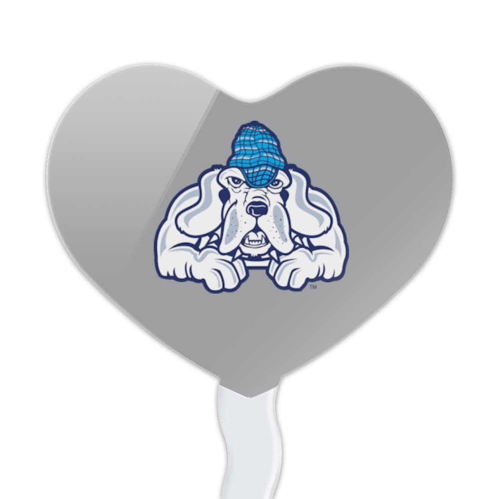 GRAPHICS & MORE Cupcake Picks Set of 6, Acrylic, John Jay College of Criminal Justice, Heart Love Design, Model CUPT.HRT.ACR.6PK.CLCJJC500B