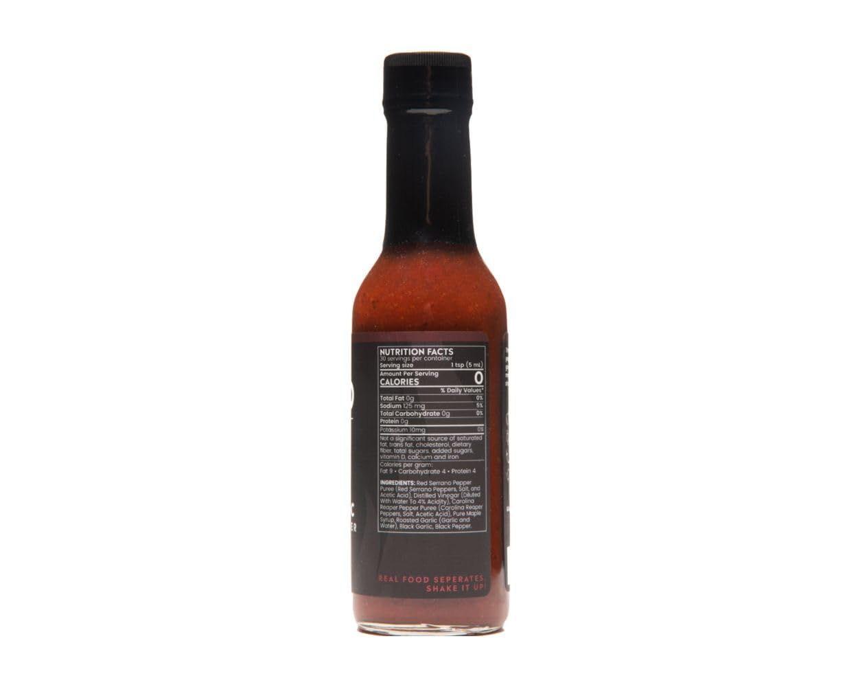 Black Garlic And Carolina Reaper Hot Sauce By Bravado Spice Featured On Hot Ones Gluten Free, Vegan, Low Carb, Paleo All Natural 5 Oz Bottle Award Winning Gourmet Hot Sauce