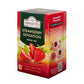 Ahmad Tea Strawberry Sensation Black Tea, 20 Count (Pack of 6), Model 700
