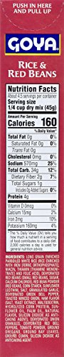 Goya Seasoned Rice and Red Beans Mix, 7 Ounce