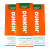 Dunkin Donuts Coffee Decaf 16 Oz Bag, Pack Of 3