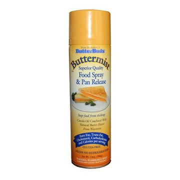 BUTTER BUDS Buttermist Concentrated Spray, Butter Flavored, 14 Ounce