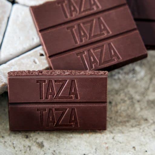 Taza Chocolate Organic Amaze Bar 70% Stone Ground, Deliciously Dark, 2.5 Ounce (10 Count), Vegan