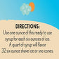 Hypothermias Orange Ready To Use Gallon (128 Fl. Oz) Hawaiian Snow Cone Flavors Syrup - Shaved Ice, 100% Pure Cane Sugar