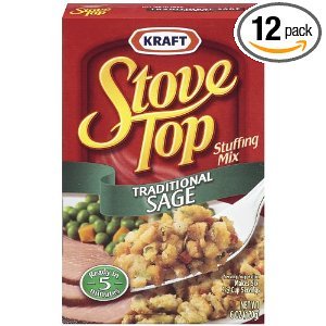 Stove Top Traditional Sage Stuffing Mix (12 ct Pack, 6 oz Boxes)