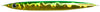 ZEAKE RSL050 R Sardine Long, 3.5 oz (100 g), Green Gold Glowberry