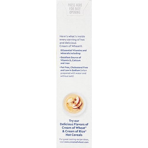 Cream of Wheat Original Stove Top Hot Cereal, 2 1/2 Minute Cook Time, 12 Ounce (Pack of 24)