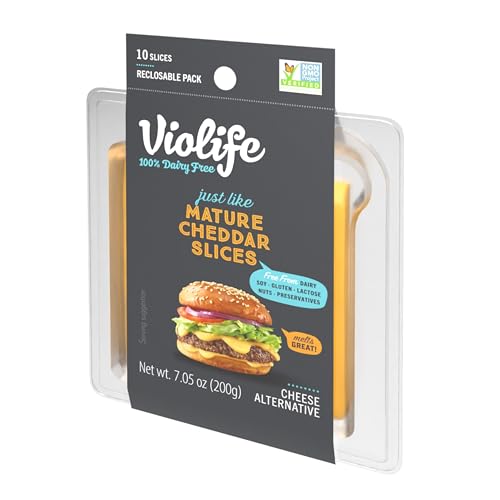 Violife, Mature Cheddar Style Slices, 7.05 Ounce