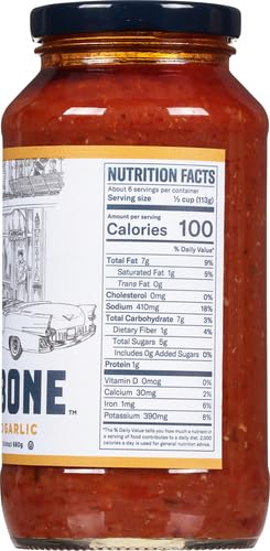 CARBONE Roasted Garlic Pasta Sauce, 24 OZ