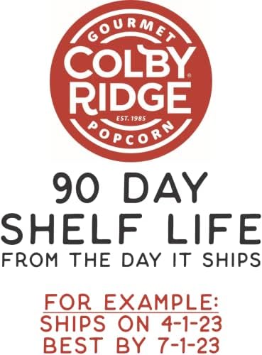 Colby Ridge Salted Caramel & Cheese Gourmet Craft Popped Gluten Free Popcorn Bulk Sized Large Gift Party Bags (Bulk 5 Gal. 80 Cu