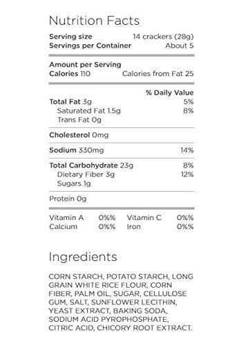Snack Factory Original Pretzel Crisps, Gluten Free, 5 Ounces (Pack Of 12)